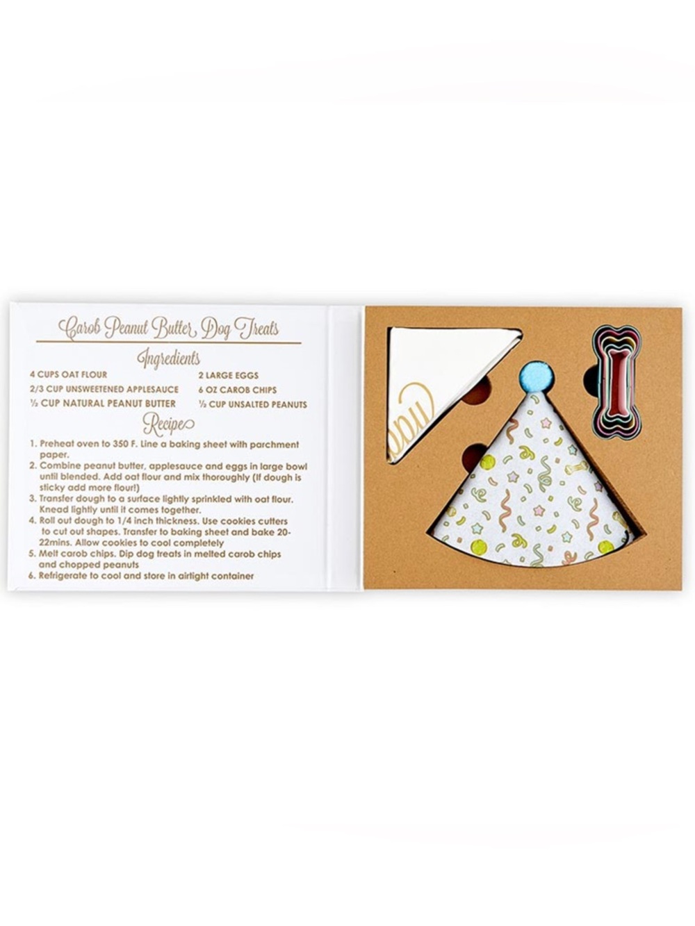 HBD Furry Baby / Pet Birthday Kit: hat/bandana & cookie cutters - 3 available